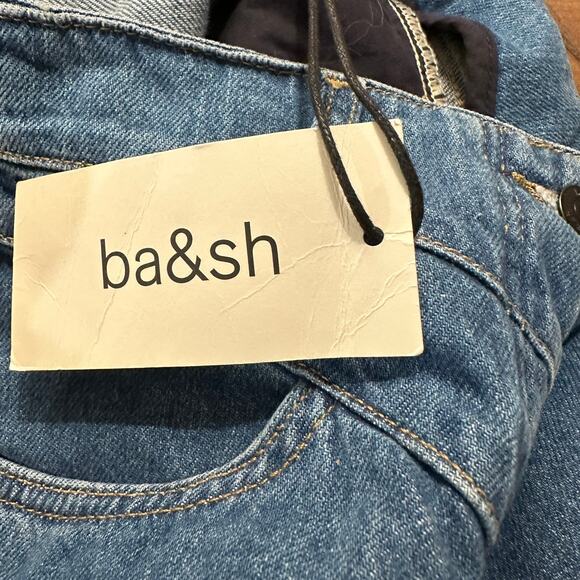 BA&SH Leo Straight-Leg High-Rise Jeans Size 26 or 4 - Picture 7 of 10